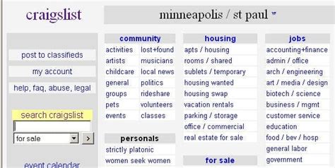 minneapolis craigslist jobs|craigslist minneapolis help wanted.